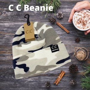 Unisex Camouflage Short Beanie
